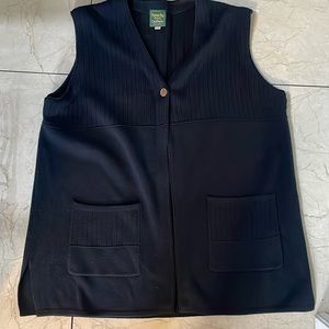 Vintage Hudson Bay outfitter wool one button vest - large